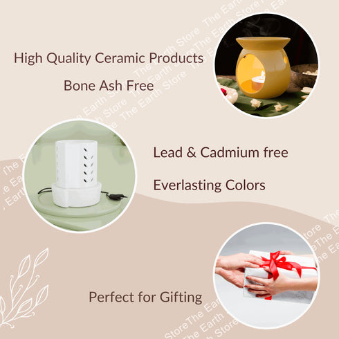 Terra Ceramic Aroma Diffuser - The Earth Store - Aroma Diffuser